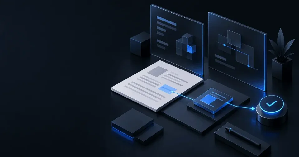 Panneaux de code reliés à une étape de revue humaine